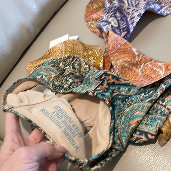 Zimmermann Brighton one shoulder ruffle swimsuit AU size 3 - Picture 11 of 11